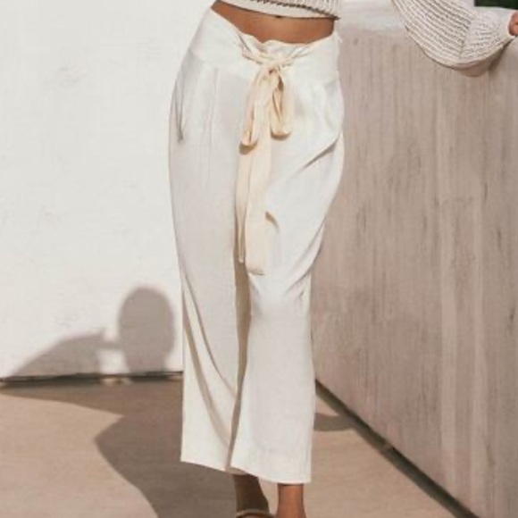 Cult Gaia Judith High Rise Loose Fit With Tie Up Size XS - Picture 1 of 13